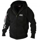 Толстовка на молнии с капюшоном чёрная DAIWA Team Zipper Hooded Top Black размер -  XL / TDZHBL-XL